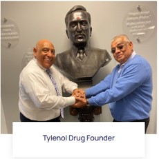 Larry Hales at the Tylenol drug founder memorial