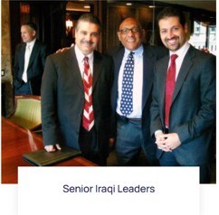 Larry Hales with Senior Iraqi Leaders