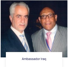 Larry Hales with the Ambassador of Iraq