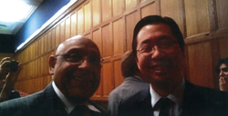 Reception with business partners